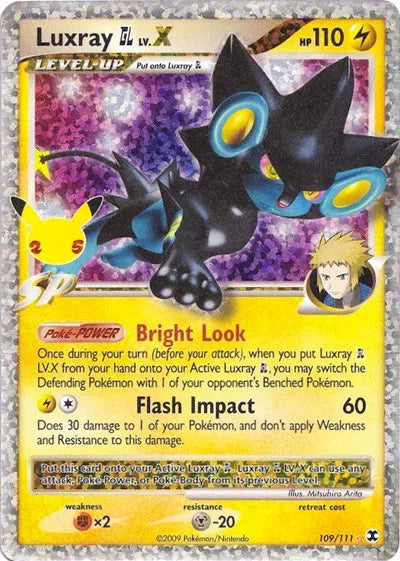 Luxray GL LV.X 109/111 Celebrations