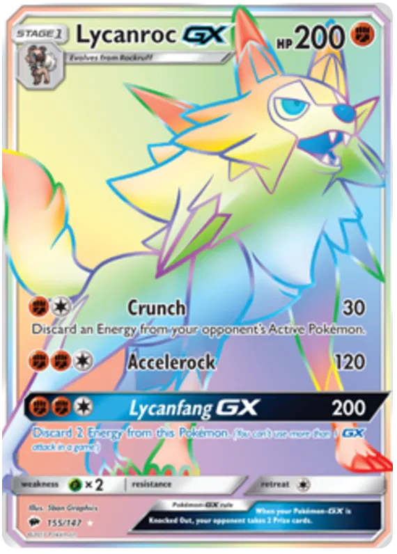 Lycanroc GX 155/147 Burning Shadows