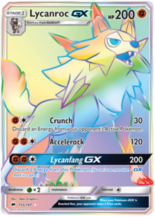 Lycanroc GX 155/147 Burning Shadows