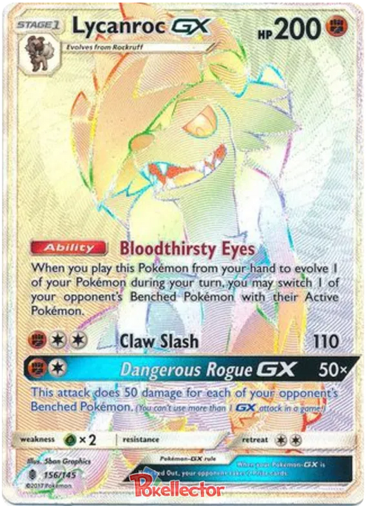 Lycanroc GX 156/145 Guardians Rising
