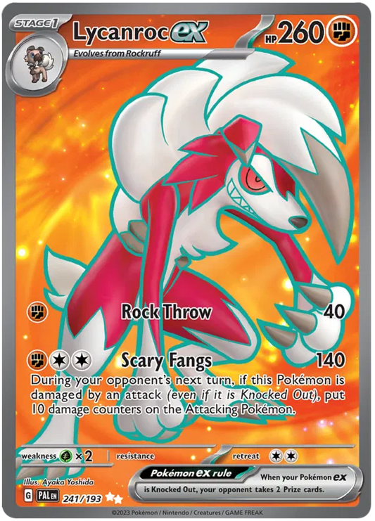Lycanroc ex 241/193 Paldea Evolved