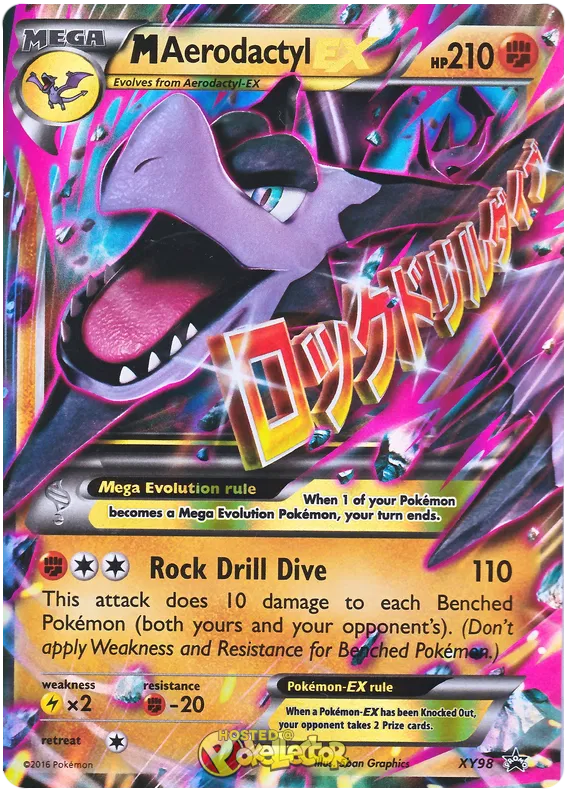 M Aerodactyl EX XY98 Promos