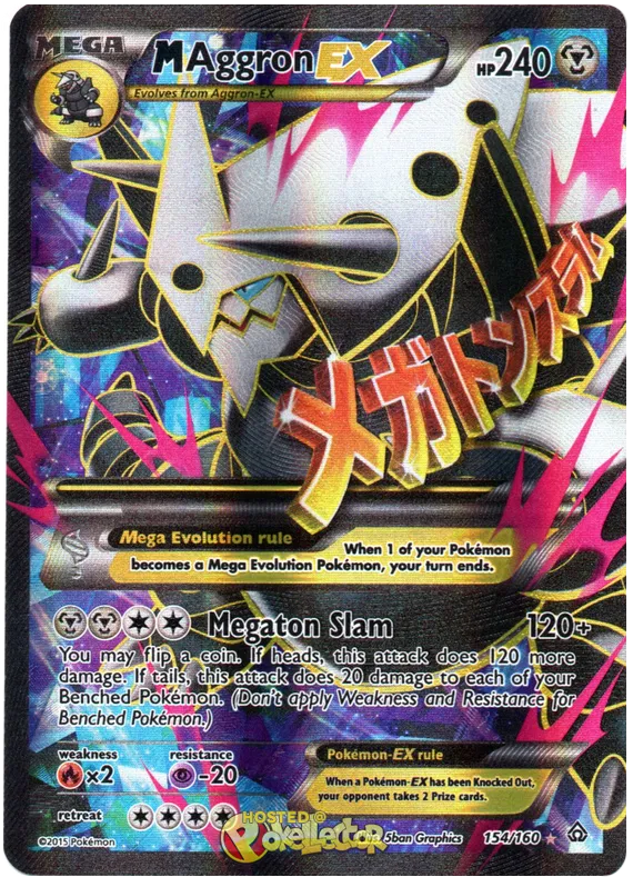 M Aggron EX 154/160 Primal Clash | Lightly Played |