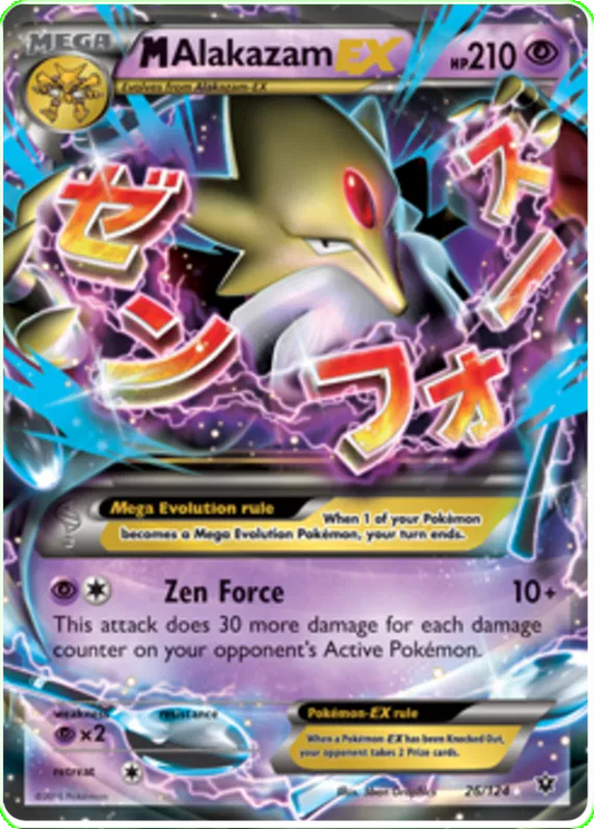 M Alakazam EX 26/124 Fates Collide