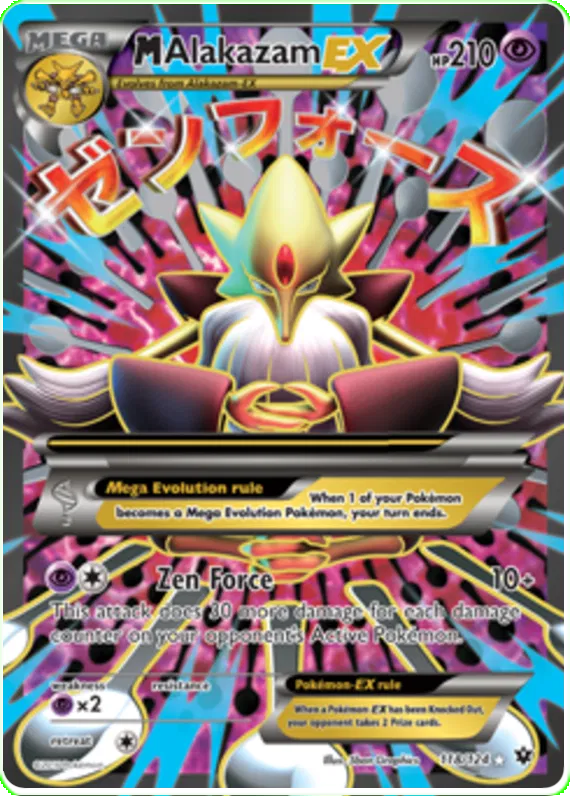 M Alakazam EX 118/124 Fates Collide