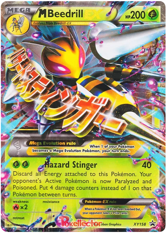 M Beedrill EX XY158 Promos