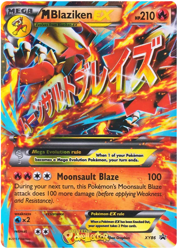 M Blaziken EX XY86 Promos