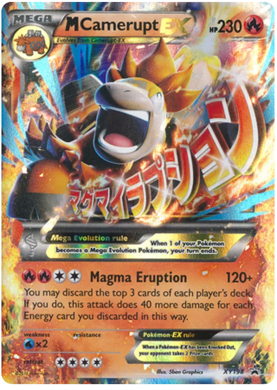 M Camerupt EX XY198 Promos
