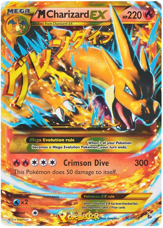 M Charizard EX 107/106 Flashfire