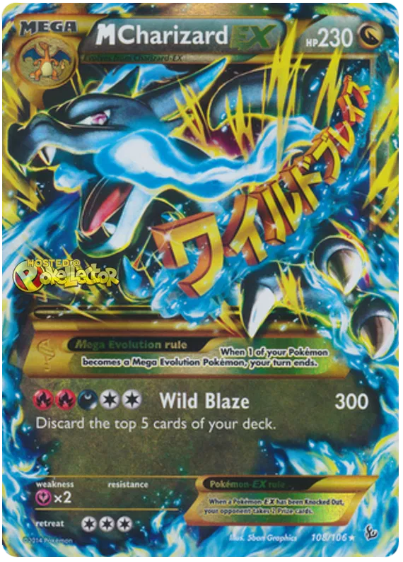 M Charizard EX 108/106 Flashfire