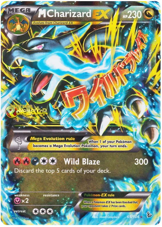 M Charizard EX 69/106 Flashfire