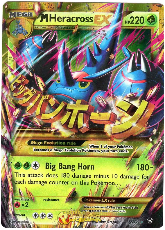 M Heracross EX 112/111 Furious Fists
