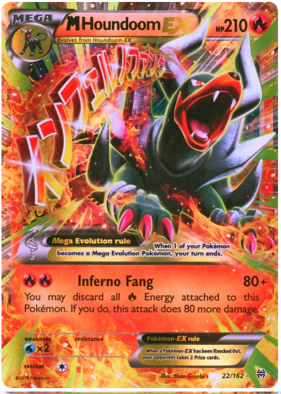 M Houndoom EX 22/162 BREAKThrough