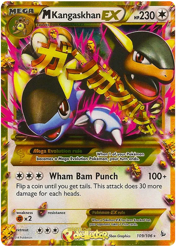 M Kangaskhan EX 109/106 Flashfire