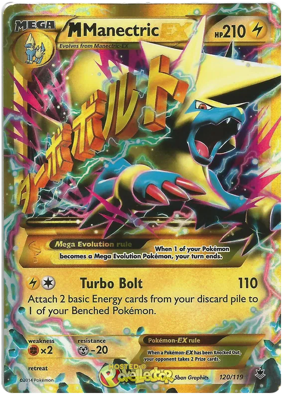 M Manectric EX 120/119 Phantom Forces