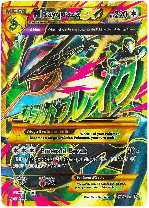 M Rayquaza EX 98/98 Ancient Origins