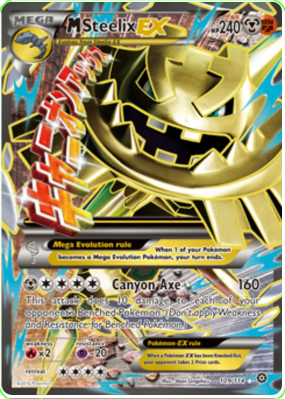 M Steelix EX 109/114 Steam Siege