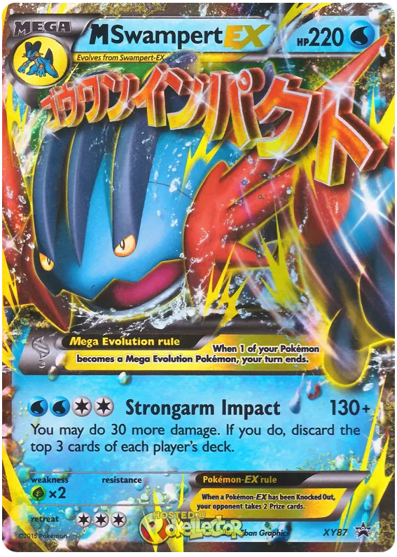 M Swampert EX XY87 Promos