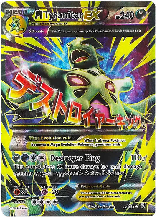 M Tyranitar EX 92/98 Ancient Origins