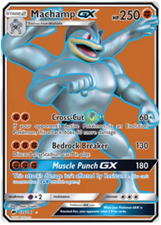 Machamp GX 135/147 Burning Shadows