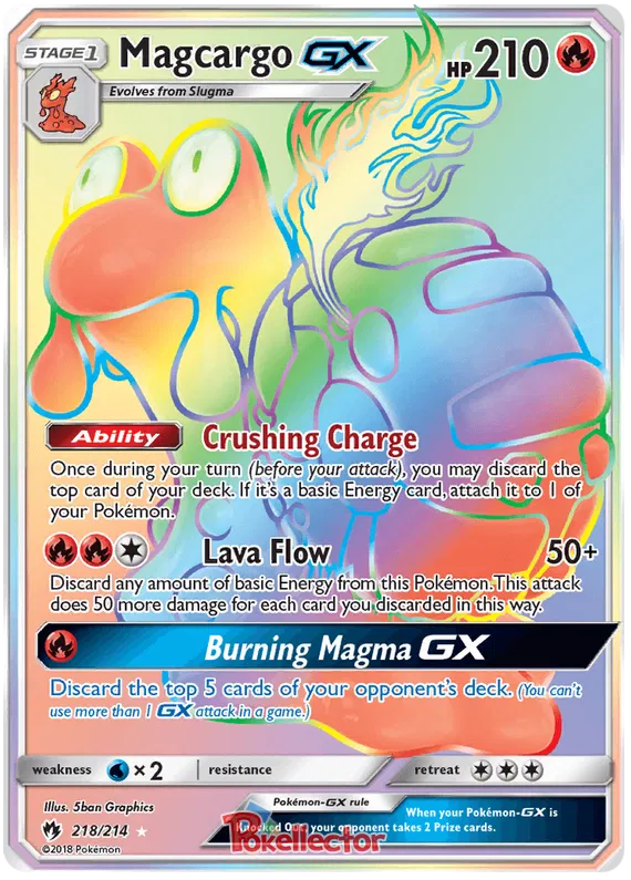 Magcargo GX 218/214 Lost Thunder