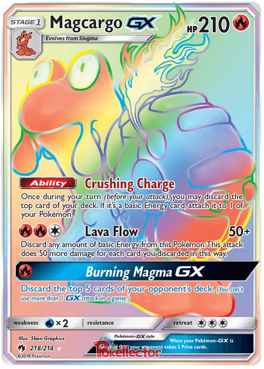 Magcargo GX 218/214 Lost Thunder