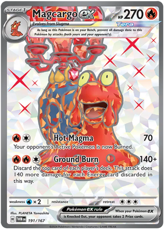 Magcargo ex 191/167 Twilight Masquerade