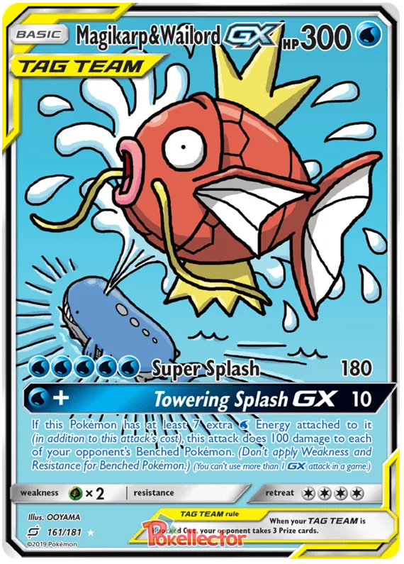 Magikarp & Wailord GX 161/181 Team Up