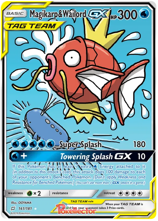 Magikarp & Wailord GX 161/181 Team Up