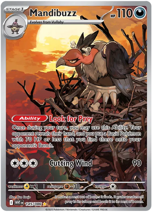 Mandibuzz 145/086 White Flare