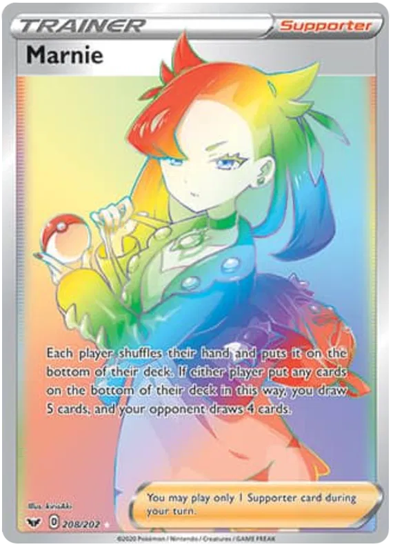 Marnie 208/202 Sword & Shield Base Set