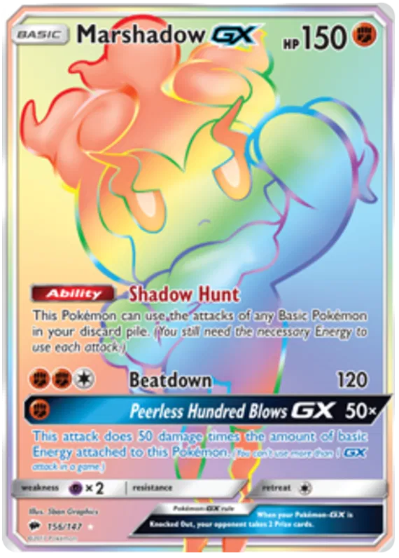 Marshadow GX 156/147 Burning Shadows