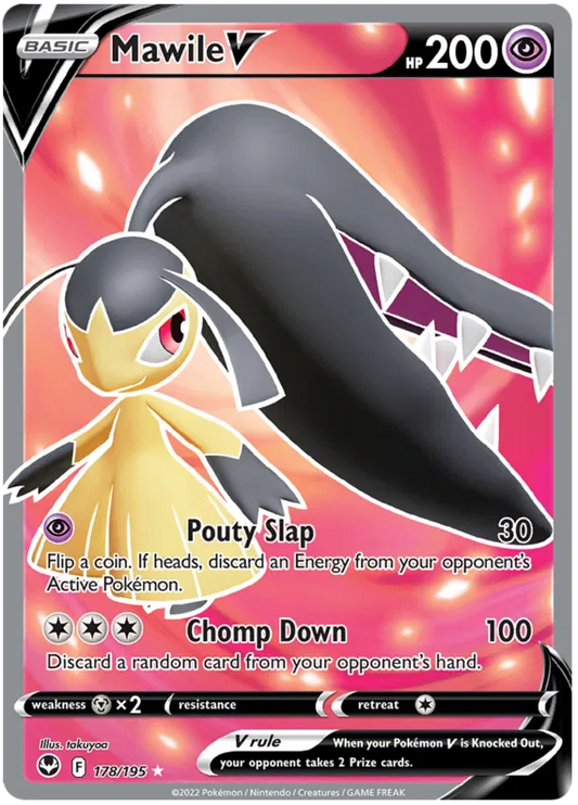 Mawile V 178/195 Silver Tempest
