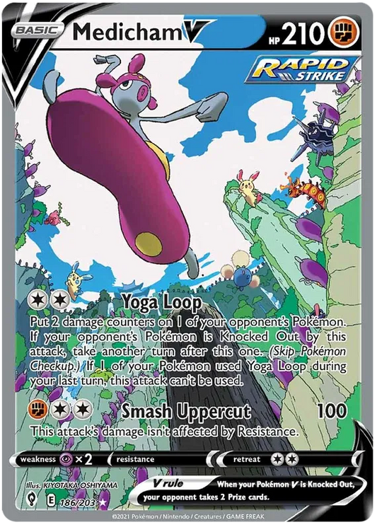 Medicham V 186/203 Evolving Skies
