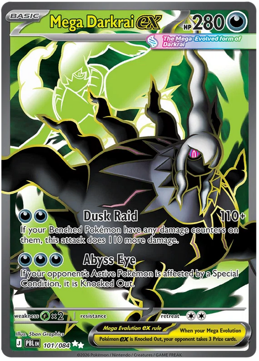 Mega Darkrai ex 101/084 Pitch Black