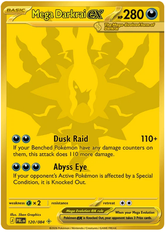 Mega Darkrai ex 120/084 Pitch Black
