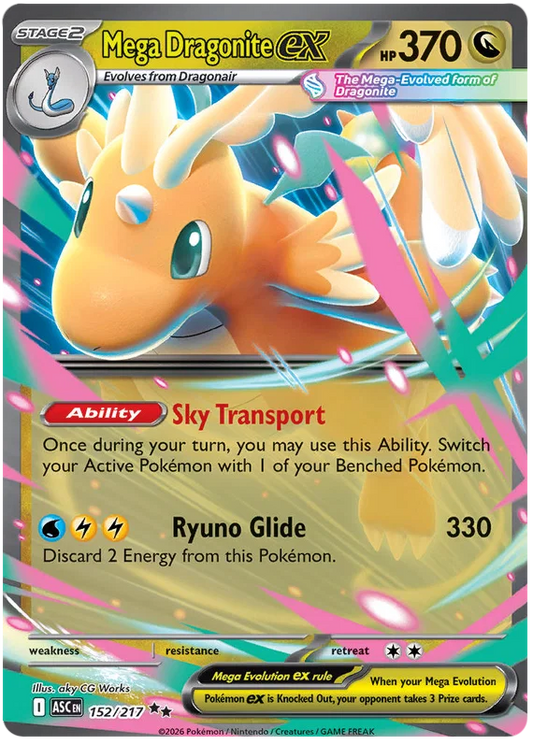 Mega Dragonite ex 152/217 Ascended Heroes