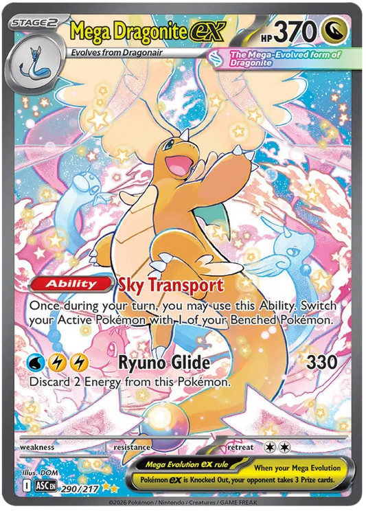 Mega Dragonite ex 290/217 Ascended Heroes