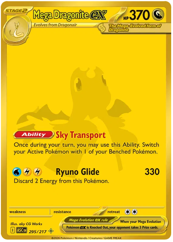 Mega Dragonite ex 295/217 Ascended Heroes