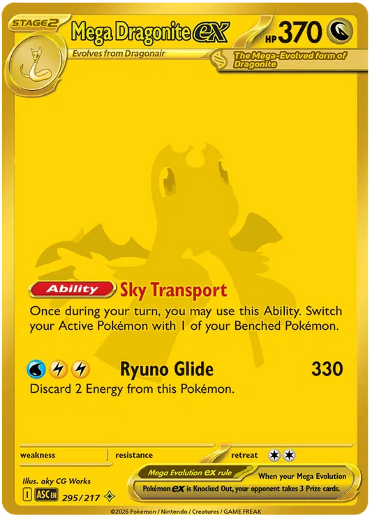 Mega Dragonite ex 295/217 Ascended Heroes