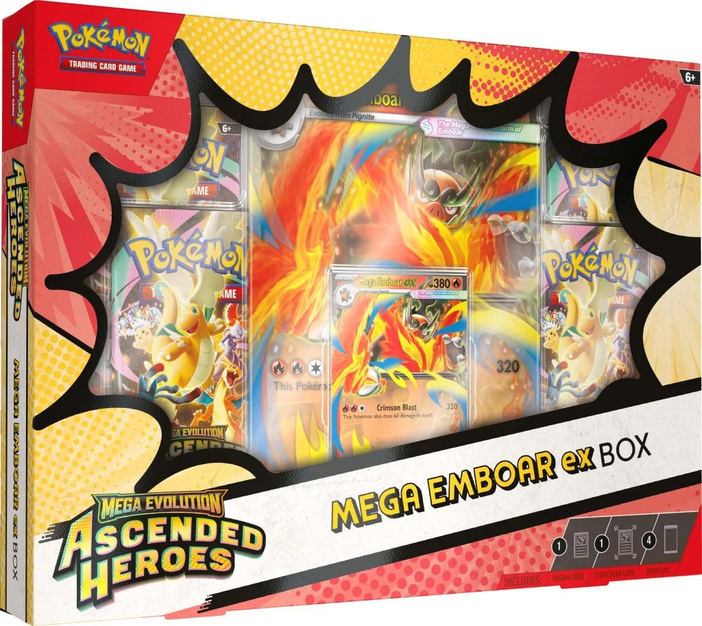 Ascended Heroes Mega Emboar ex Box