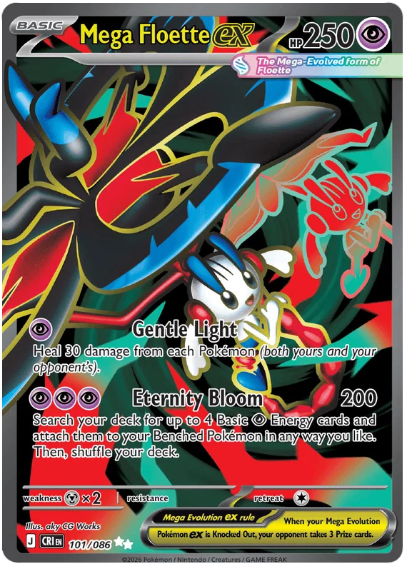 Mega Floette ex 101/086 Chaos Rising
