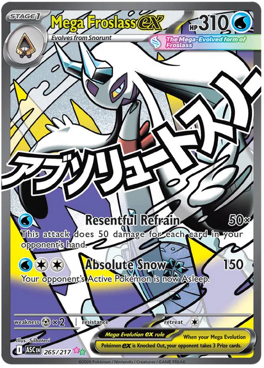 Mega Froslass ex 265/217 Ascended Heroes