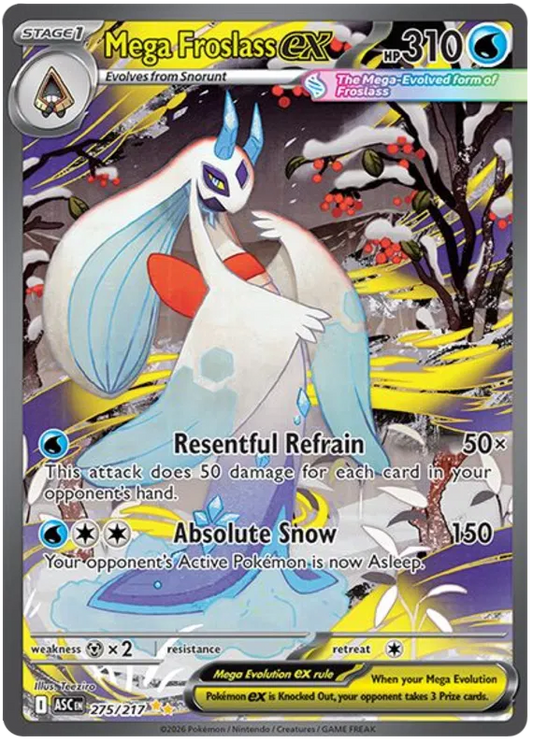 Mega Froslass ex 275/217 Ascended Heroes