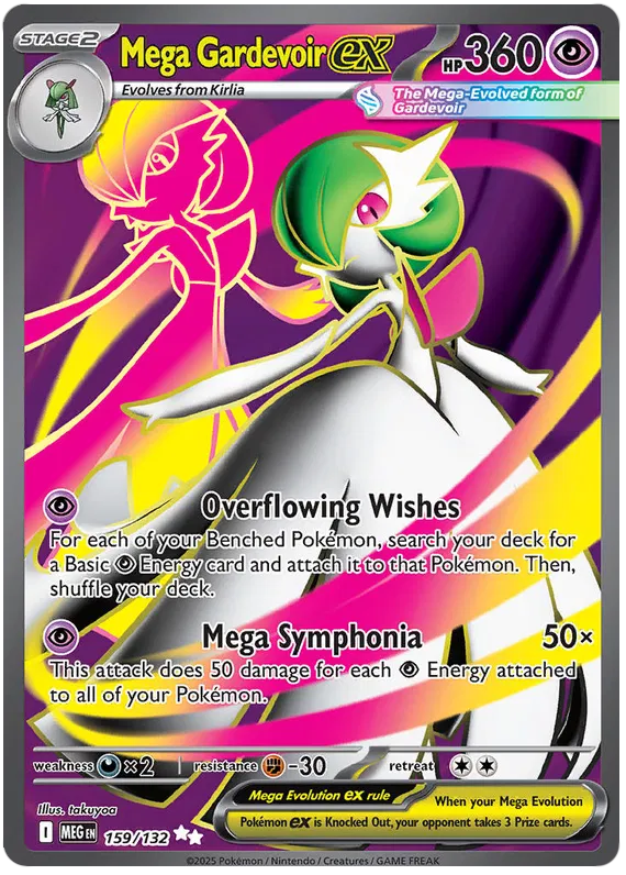 Mega Gardevoir ex 159/132 Mega Evolution