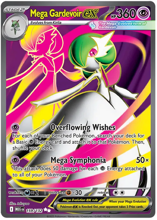 Mega Gardevoir ex 159/132 Mega Evolution