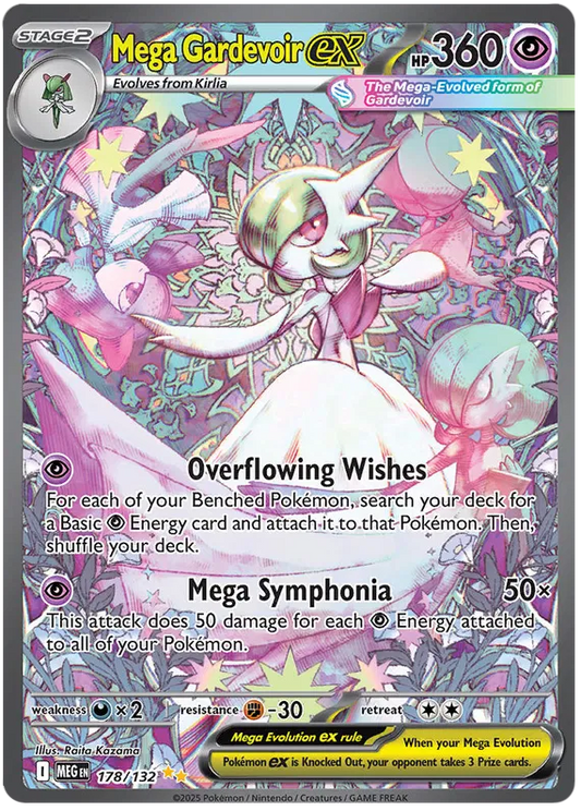 Mega Gardevoir ex 178/132 Mega Evolution
