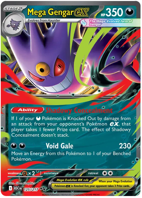 Mega Gengar ex 125/217 Ascended Heroes
