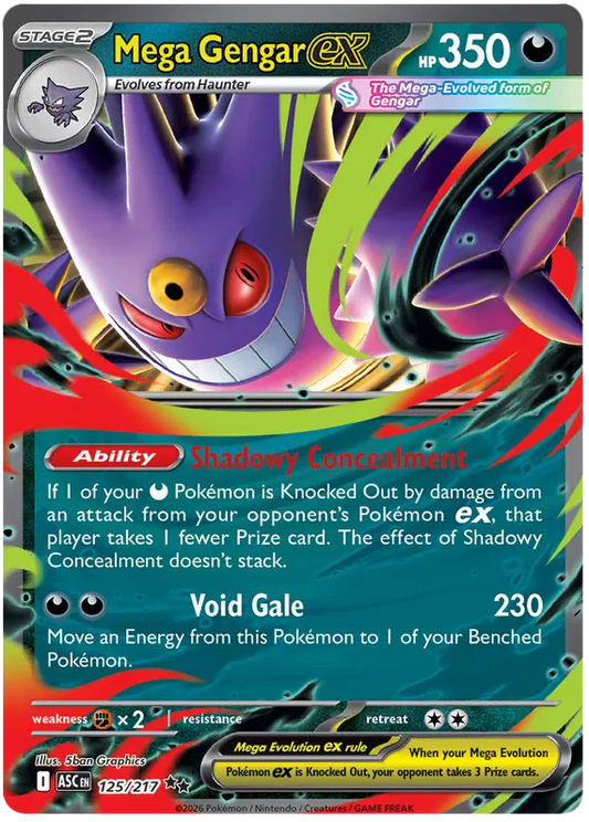 Mega Gengar ex 125/217 Ascended Heroes
