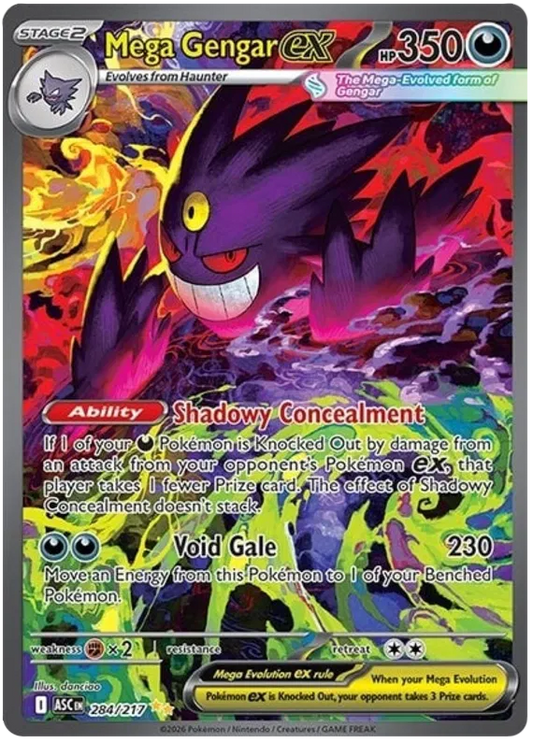 Mega Gengar ex 284/217 Ascended Heroes